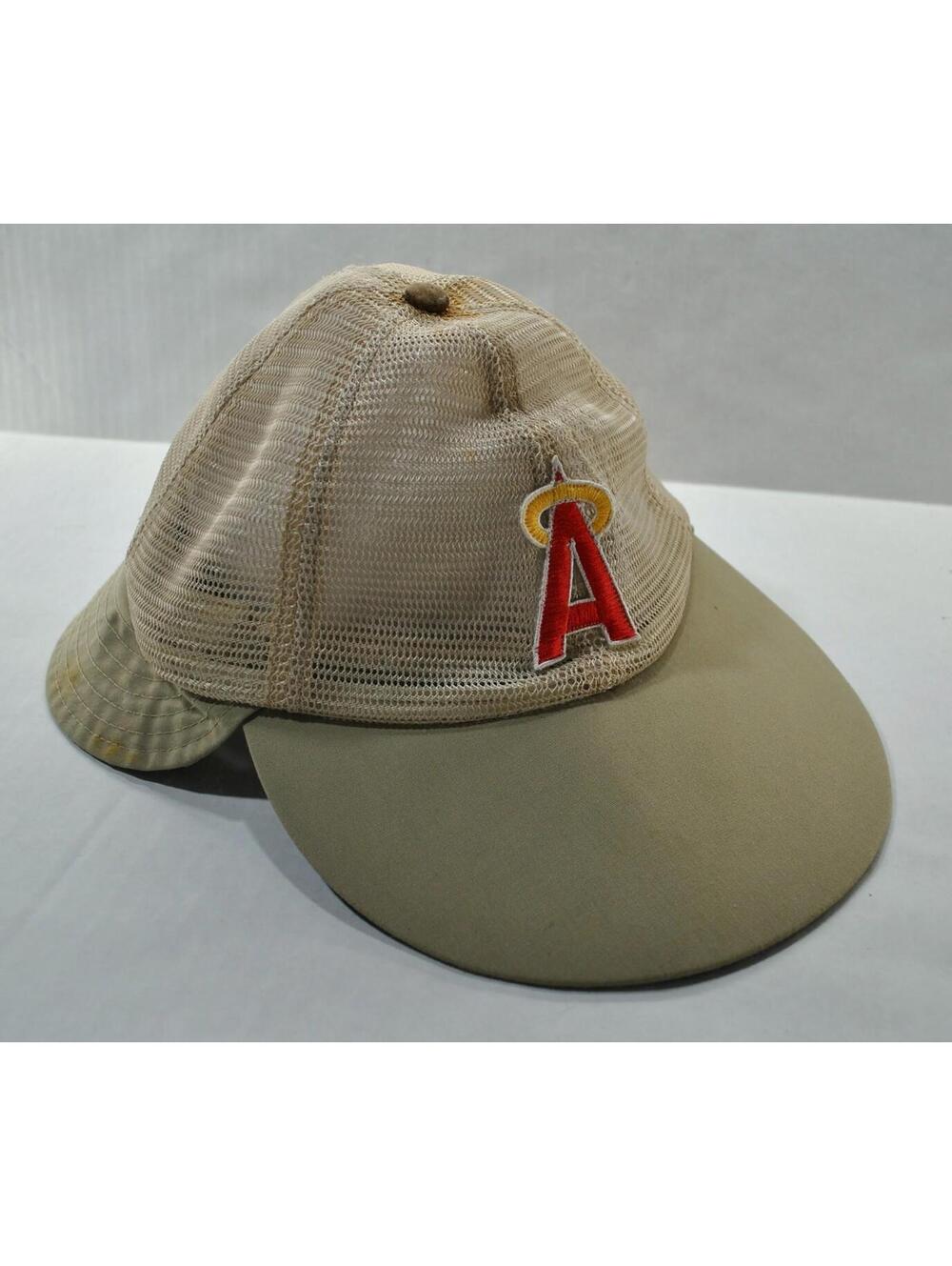 Anaheim Angels 90s Columbia Sportswear Vintage Tan Sun Patch Hat XL Made in USA